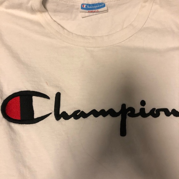 Champion white size small tee - Picture 2 of 2